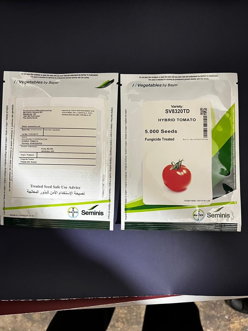 بذر گوجه فرنگی 8320 بذر گوجه فرنگی 8320پاکتی